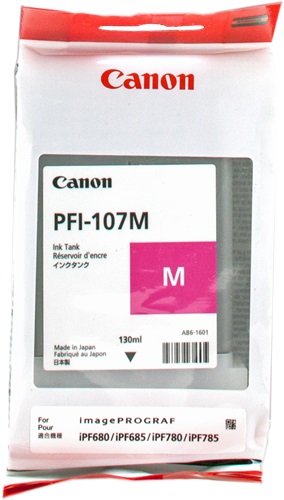 Cartuccia CANON originale  6707B001, PFI-107M