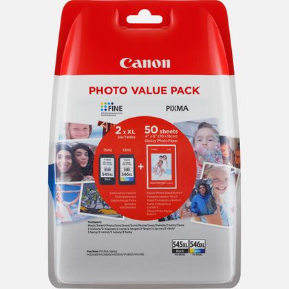 Cartuccia CANON originale  8286B006, PG-545XL+CL-546XL