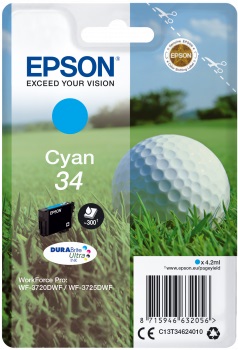 Cartuccia EPSON originale  34, C13T34624010