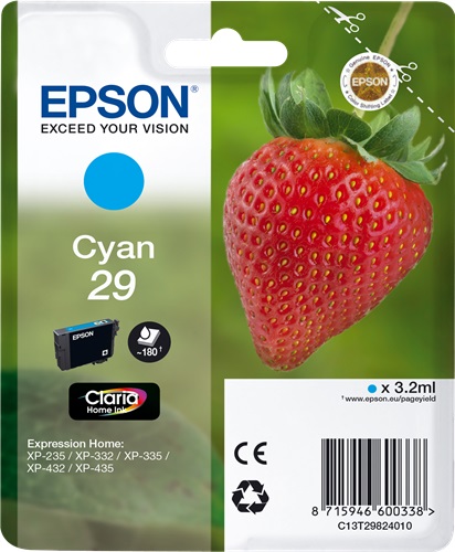 Cartuccia EPSON originale  29, C13T29824010, C13T29824012