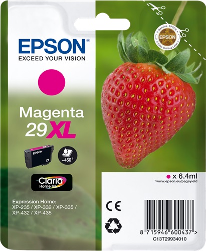 Cartuccia EPSON originale  29XL, C13T29934010, C13T29934012