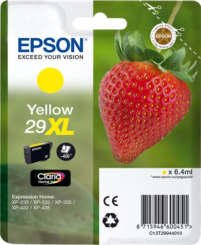 Cartuccia EPSON originale  29XL, C13T29944010, C13T29944012