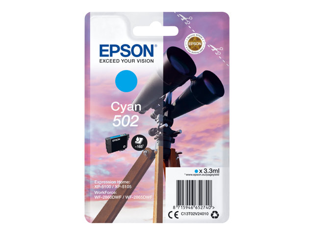 Cartuccia EPSON originale  502, C13T02V24010