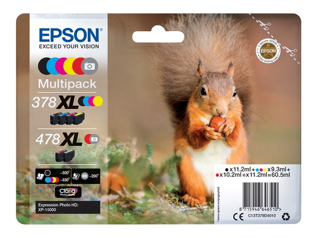 Cartuccia EPSON originale  378XL, 478XL, C13T379D4010