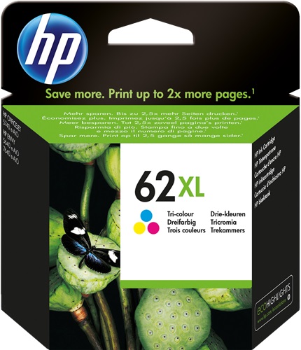 Cartuccia HP originale  62XL, C2P07A, C2P07AE