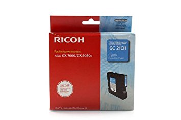 Cartuccia RICOH, NASHUATEC originale  405537, 405545, GC-21CHY, K203/C, Type GC-21HYCYN