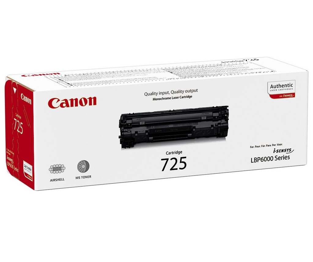 Toner Laser Originale CANON  3484B002, 725
