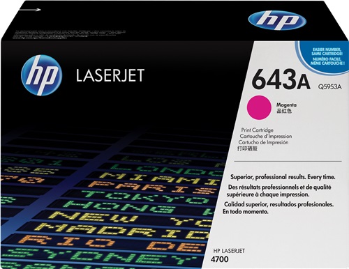 Toner Laser Originale HP  643A, Q5953A