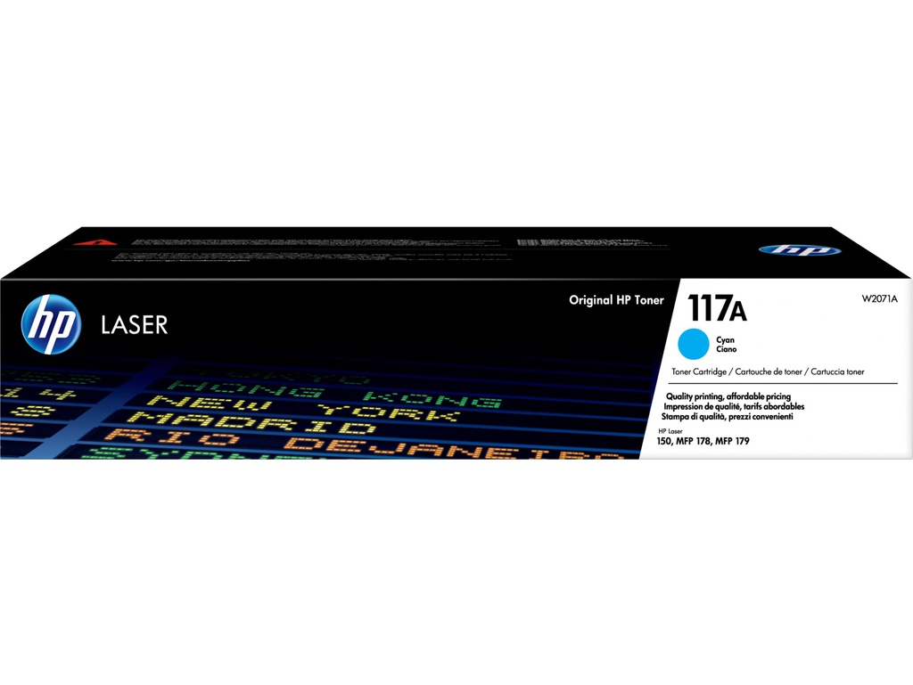 Toner Laser Originale HP  117A, W2071A