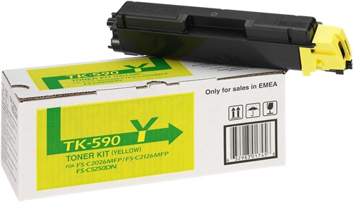 Toner Laser Originale KYOCERA - MITA  1T02KVANL0, TK-590Y