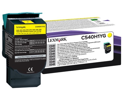 Toner Laser Originale LEXMARK  C540H1YG