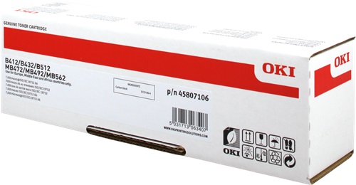 Toner Laser Originale OKI  45807106