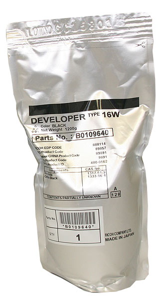 Cartuccia Developer Originale RICOH  B010-9640, Type 16W