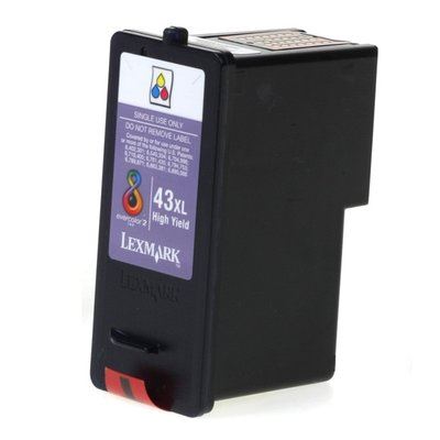 [RJLEX20/CHC] Cartuccia Rigenerata  Lexmark 18YX143E N.43 XL