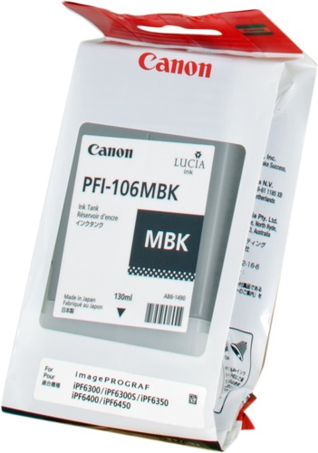 [IO-4603745] Cartuccia CANON originale  6620B001, PFI-106MBK
