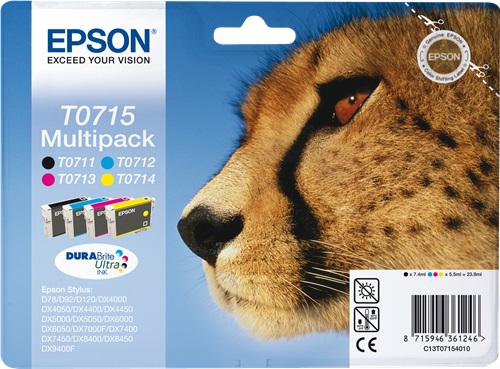 [IO-4602490] Cartuccia EPSON originale  C13T07154010, C13T07154012, T0715