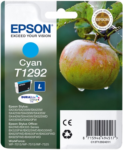 [IO-4607191] Cartuccia EPSON originale  C13T12924010, C13T12924011, C13T12924012, T1292
