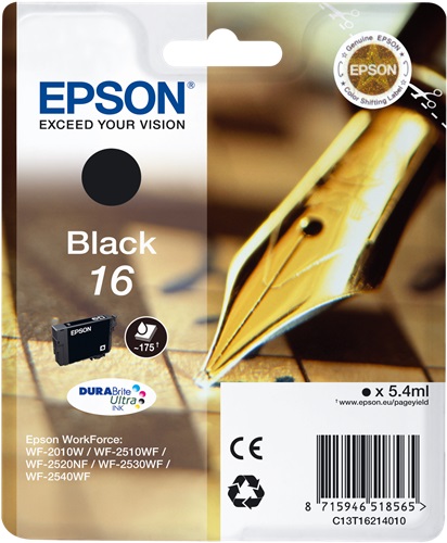 [IO-4607794] Cartuccia EPSON originale  16, C13T16214010, C13T16214012