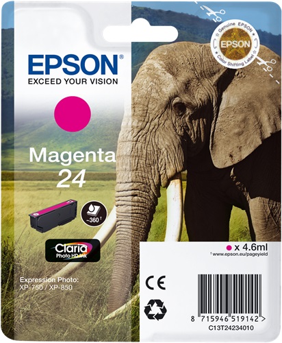 [IO-4607806] Cartuccia EPSON originale  24, C13T24234010, C13T24234012
