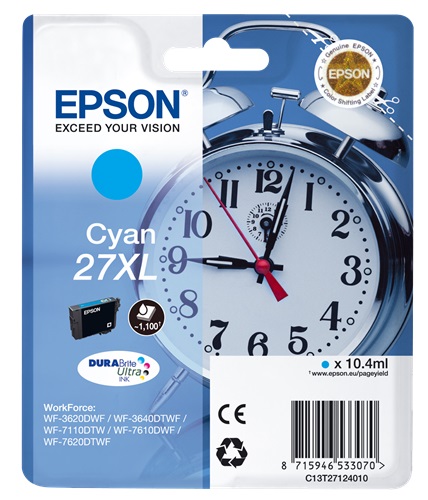 [IO-4608316] Cartuccia EPSON originale  27XL, C13T27124010, C13T27124012