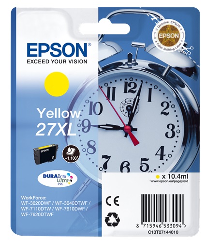 [IO-4608318] Cartuccia EPSON originale  27XL, C13T27144010, C13T27144012