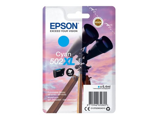 [IO-4604378] Cartuccia EPSON originale  502XL, C13T02W24010