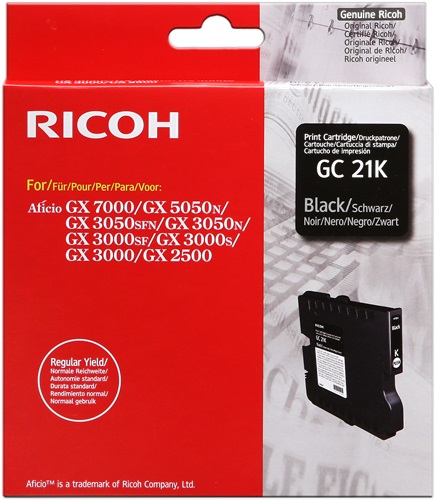 [IO-4602526] Cartuccia RICOH, NASHUATEC originale  405532, 405540, GC-21BLK, K202, Type GC-21K