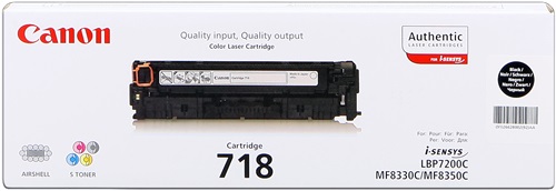 [TO-4606832] Toner Laser Originale CANON  2662B002, 718 BK