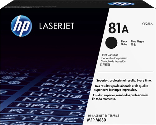 [TO-4608685] Toner Laser Originale HP  81A, CF281A